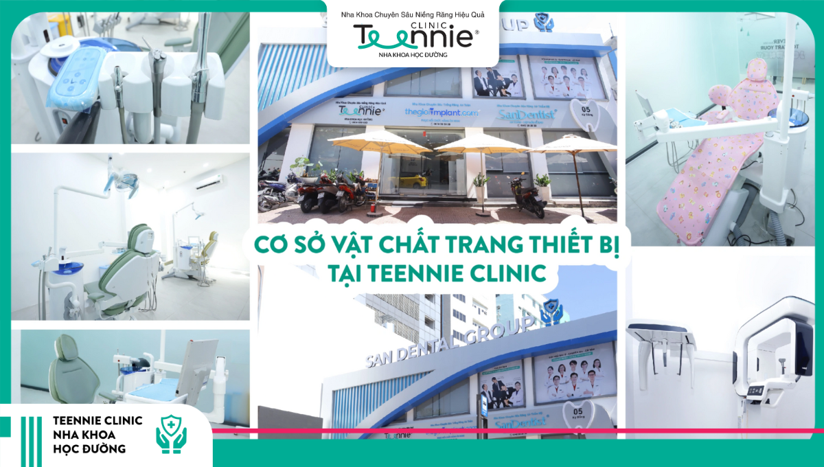 Nha khoa uy tín được trang bị cơ sở vật chất và thiết bị hiện đại 