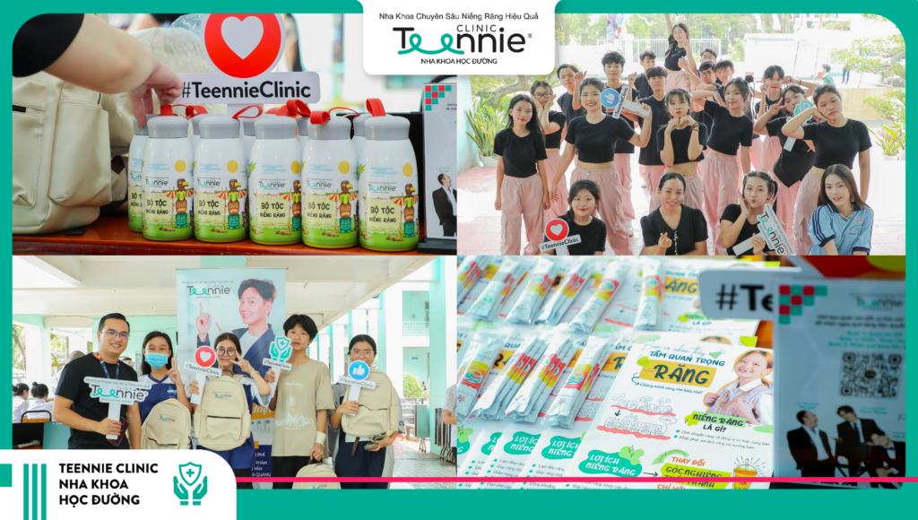 Teennie tổ chức các hoạt động vừa vui chơi, vừa giúp nâng cao nhận thức về sức khỏe răng miệng.
