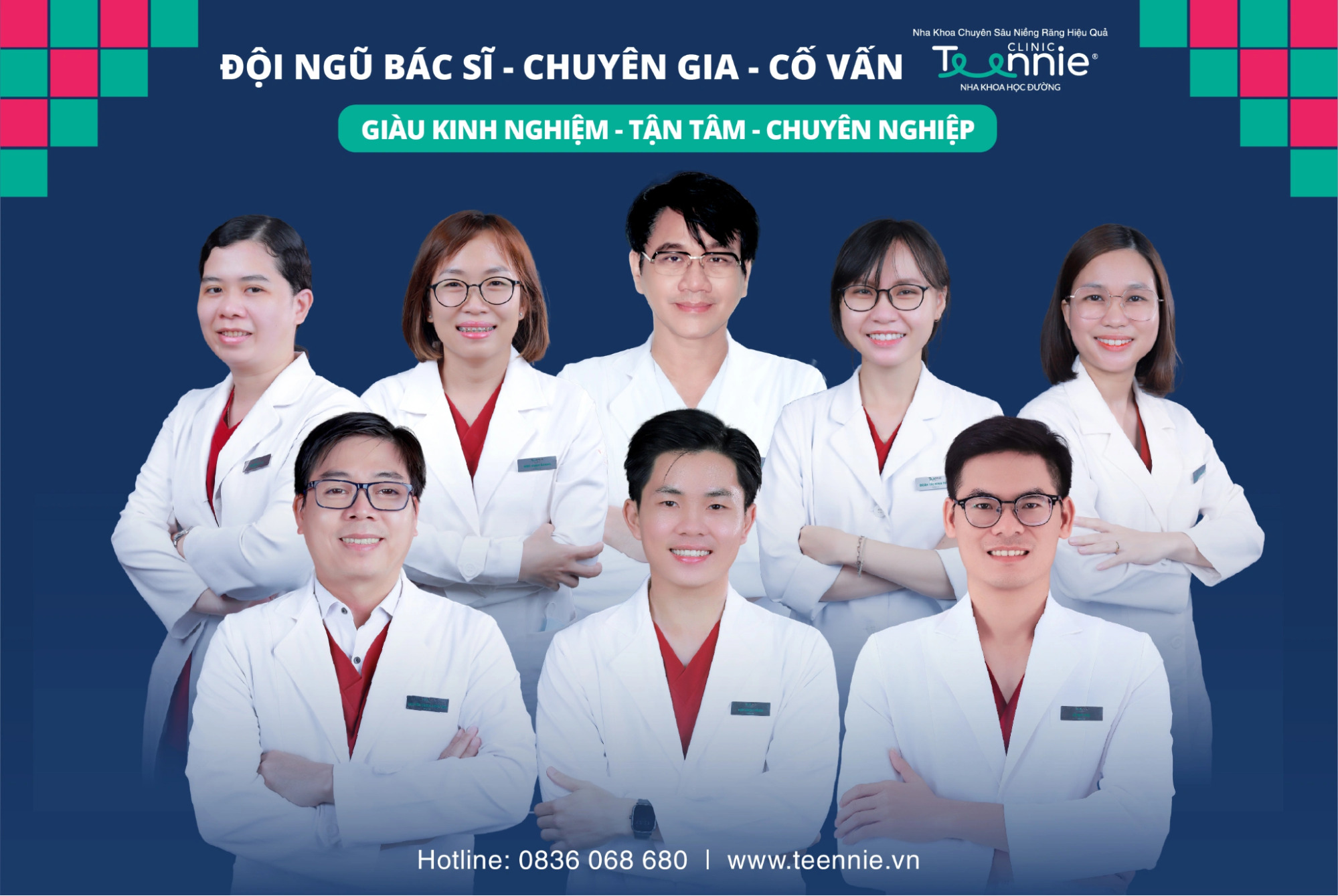 Đội ngũ bác sĩ - chuyên gia - cố vấn tại Nha khoa Teennie