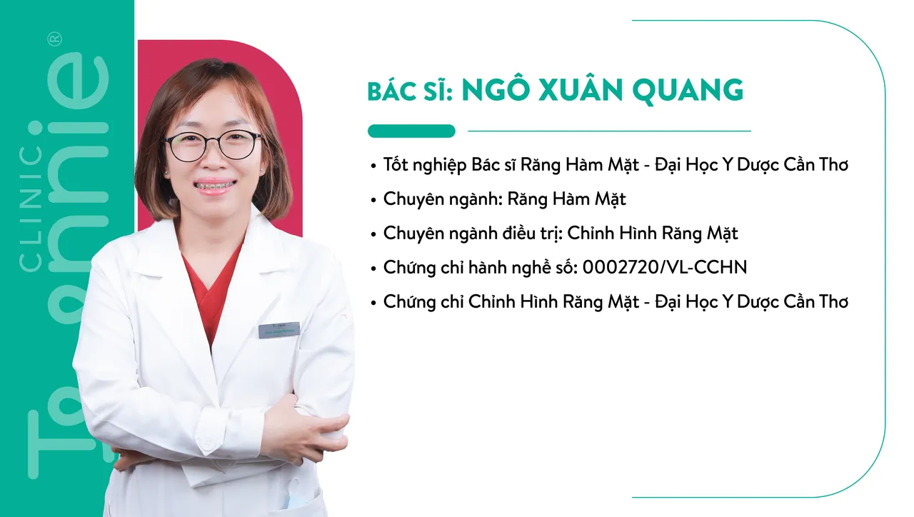 BS Ngô Xuân Quang – bác sĩ chỉnh nha Teennie Clinic