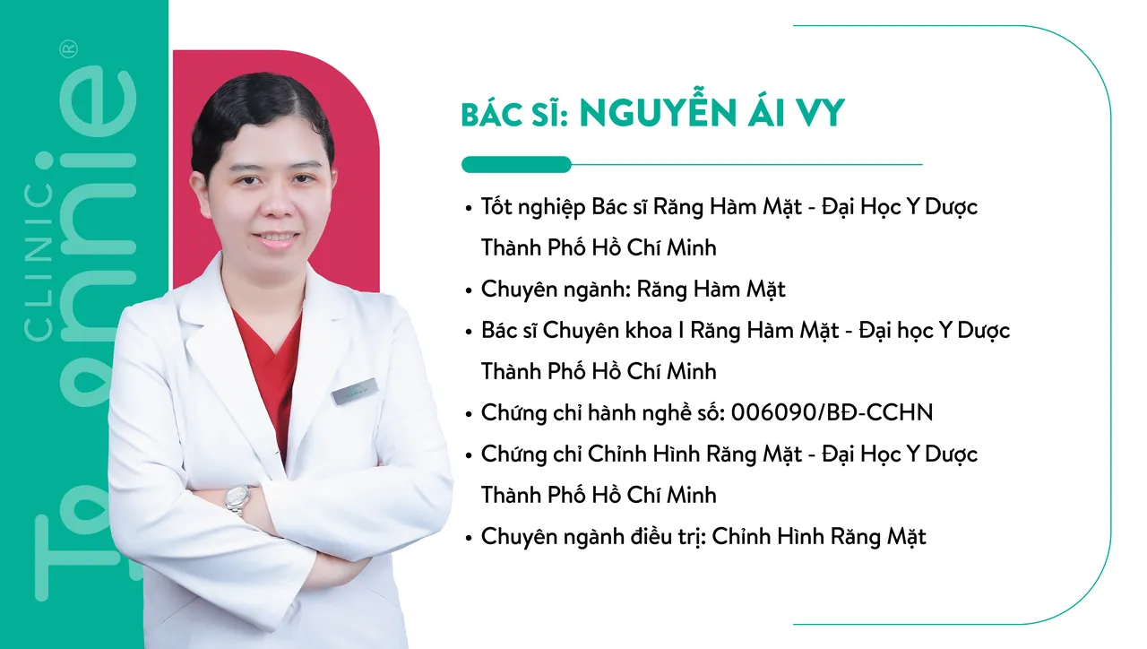 BS Nguyễn Ái Vy – bác sĩ chỉnh nha Teennie Clinic