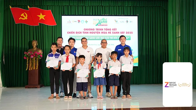 Báo Znews: Thắp sáng nụ cười trẻ thơ ở vùng quê nghèo Đồng Tháp - dự án Nuôi dưỡng nụ cười của em